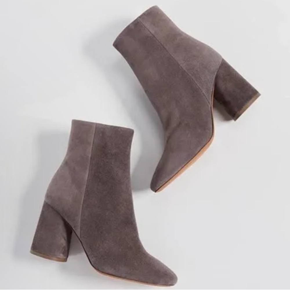 Vince Ridley Suede Grey Boots